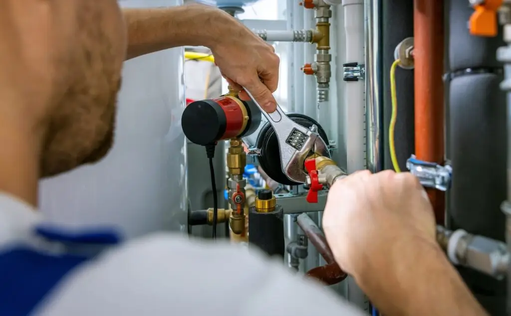 PNM worker in Danville CA working on a residential plumbing project